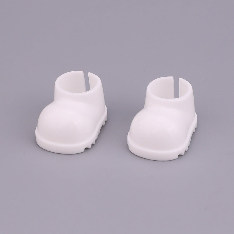 White Monster Shoes - Labubu Doll Shoes with clean, classic look. Fits dolls, US only.