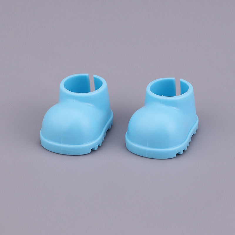 Light blue Monster Shoes - Labubu Doll Shoes with durable plastic build. Fits dolls, US only.